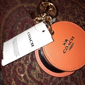 NWOT COACH HIDDEN MIRROR BAG CHARM 🔑 KEYFOB KEY CHAIN